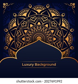 Luxury mandala abstract background art