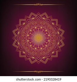 Luxury Mandala. Abstract Background Design New.