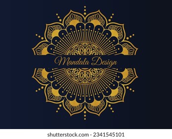 luxury mandala. abstract background. Luxury mandala background with golden arabesque pattern style.