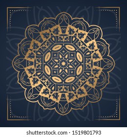 Luxury Mandala abstract background for wedding invitation