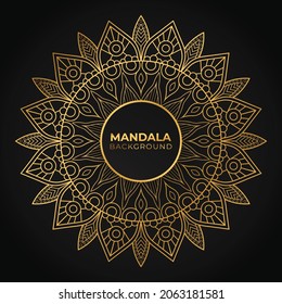 Luxury mandala arabesque background design