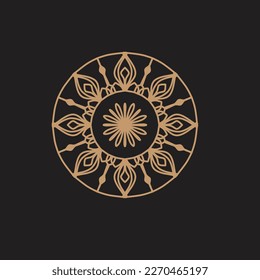 Luxury mandala arabesque background design