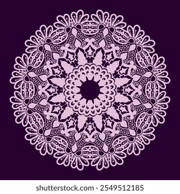  Un arte y fondo de mandala de lujo