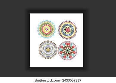Luxury Mandala art design  banner design social media post