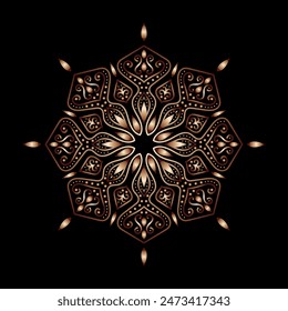 Luxury mandala art for design vintage decoration,book cover,motif,Ethnic design,ornament,background,flyer,poster,banner,brochure,logo.