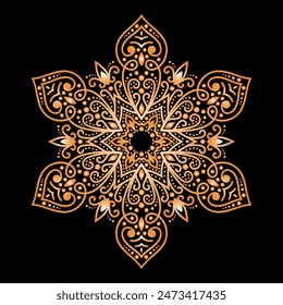 Luxury mandala art for design vintage decoration,book cover,motif,Ethnic design,ornament,background,flyer,poster,banner,brochure,logo.