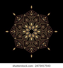 Luxury mandala art for design vintage decoration,book cover,motif,Ethnic design,ornament,background,flyer,poster,banner,brochure,logo.