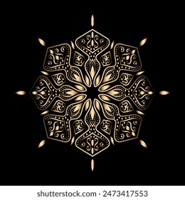 Luxury mandala art for design vintage decoration,book cover,motif,Ethnic design,ornament,background,flyer,poster,banner,brochure,logo.