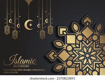 Luxury mandala background with arabesque arabic islamic east pattern