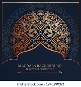 luxury mandala background with arabesque pattern arabic islamic east style