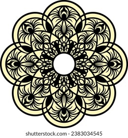 Luxury Mandala Background With Arabesque Pattern