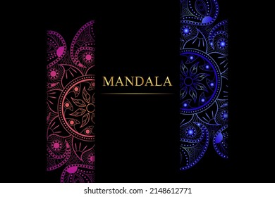 Mandala de lujo estilo árabe islámico oriental. Mandala decorativa estilo Ramadán. Mandala para impresión, afiche, portada, folleto, volante, pancarta