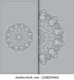 Mandala de lujo estilo árabe islámico oriental. Mandala decorativa estilo Ramadán. Mandala para impresión, carteles de portada, folleto, volante.