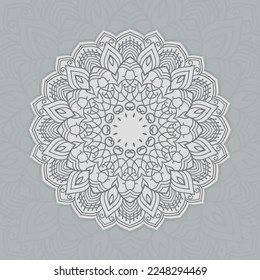 Luxury mandala background Arabic Islamic east style. Ramadan Style Decorative mandala. Mandala for print, cover poster, brochure, flyer.