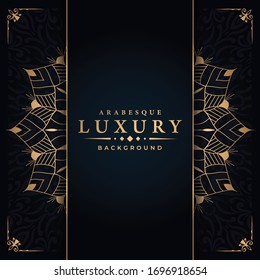 Luxury mandala background for book cover, wedding invitation, or other project