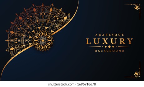 Luxury mandala background for book cover, wedding invitation, or other project