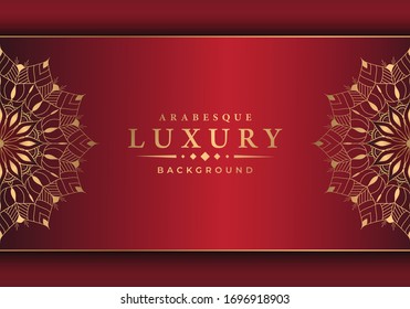 Luxury mandala background for book cover, wedding invitation, or other project