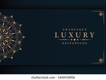 Luxury mandala background for book cover, wedding invitation, or other project