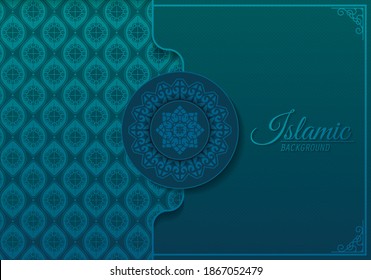 Luxury mandala background concept design