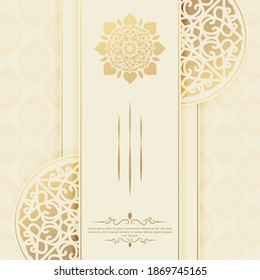 Luxury mandala background concept design