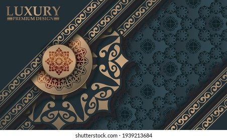 Diseño de fondo de Mandala de lujo