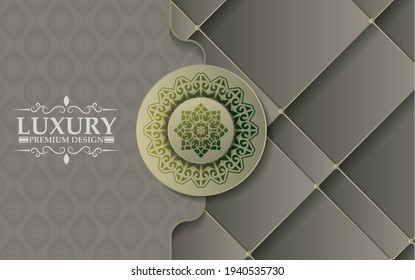 Luxury mandala background concept design