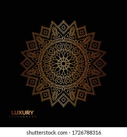 Luxury mandala background, decorative background with an elegant mandala design,  Luxury Mandala Islamic Background with Arabesque Pattern, Ornamental Background . Wedding card, Cover.