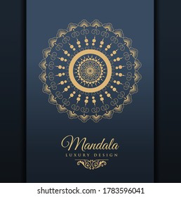 Fondo Mandala de lujo, decoración con un elegante diseño de mandala
Tarjeta de matrimonio, cubierta.Fondo ornamental

