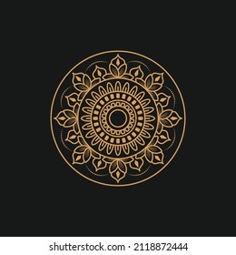 Lujoso fondo mandala, fondo decorativo con un elegante diseño mandala, lujoso Mandala fondo islámico con motivos árabes, fondo ornamental.