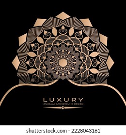 A Luxury Mandala Background Design