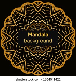 Luxury mandala background design. Luxury floral weave pattern. Vector illustration. Outline flower mandala. decorative ornament. floral design element.