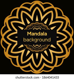 Luxury mandala background design. Luxury floral weave pattern. Vector illustration. Outline flower mandala. decorative ornament. floral design element.