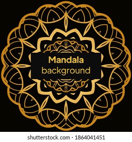 Luxury mandala background design. Luxury floral weave pattern. Vector illustration. Outline flower mandala. decorative ornament. floral design element.