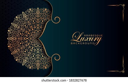 Luxury mandala background design with golden color pattern. Ornamental mandala template for decoration, wedding cards, invitation cards, cover, banner