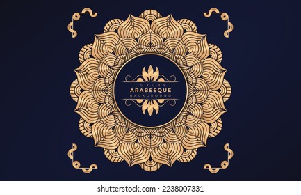 Luxury mandala background design with golden arabesque pattern arabic islamic east style.
Decorative mandala design for print, poster, cover, brochure, flyer, banner.
