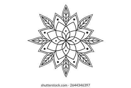 Luxuriöses Mandala-Hintergrunddesign. islamischer Kunsthintergrund mit Ornament-Linie,