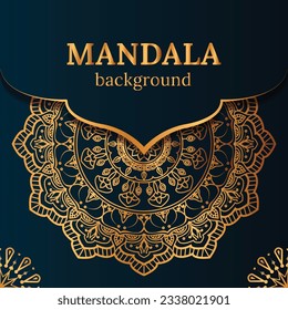 Luxus-Mandala-Hintergrund-Design-Tempel