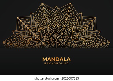 Luxury Mandala Background Design Template. Floral Mandala Background. Mandala ornament floral design template
