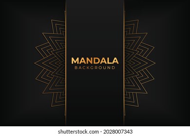 Luxury Mandala Background Design Template. Floral Mandala Background. Mandala ornament floral design template