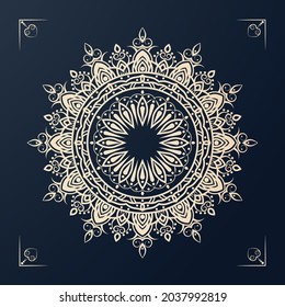 luxury mandala background design template