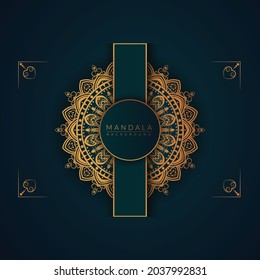 luxury mandala background design template