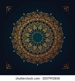 luxury mandala background design template