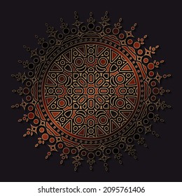 Luxury Mandala background design template
