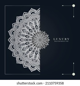 Luxury mandala background design template