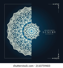 Luxury mandala background design template