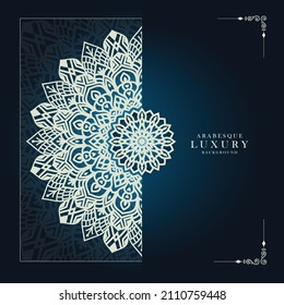 Luxury mandala background design template
