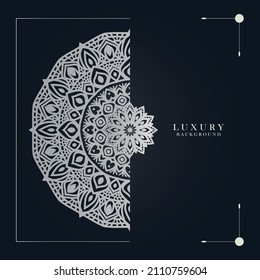 Luxury mandala background design template
