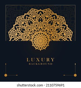 Luxury mandala background design template