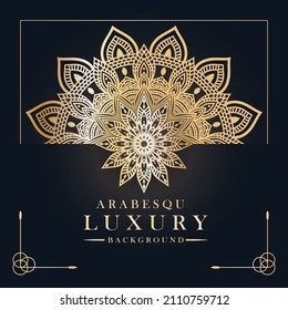 Luxury mandala background design template
