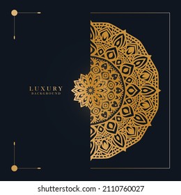 Luxury mandala background design template